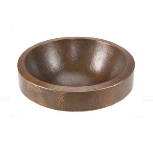 Évier de cuisine sous le comptoir en cuivre et en métal gaufré de qualité supérieure pour la maison - Product Image 3