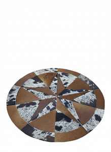 Latest Design OEM Service Low Price High Quality Geniun Cowhide Premium Leather Carpet Modern Patchwork Home Eco Friendly <b>Rug</b> - Product Image 5