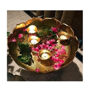 ชาม urli ตกแต่งรูปทรงกลมแบบเฉพาะตัวสำหรับงานฝีมืออินเดียดีไซน์ทันสมัยและเป็นเอกลักษณ์ของ urli ราคาถูก - Product Image 3