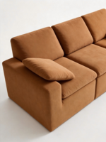 Sofá Modular Seccional Moderno y Cómodo, Extra Grande, Divisible, Comprimido, de Tres Plazas, Relleno de Esponja, Plegable, con Almacenamiento, en Forma de L
