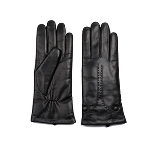 Haute qualité mode hommes conduite écran tactile hiver chaud gants et mitaines en cuir - Product Image 4