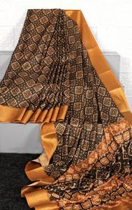HERMOSA VISCOSA KHAADI YUTE SUAVE SEDA SAREES - Product Image 3