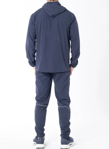 ชุดวอร์มกันลมผ้าไนลอนทำจากโพลีเอสเตอร์มีซิปสะท้อนแสงสำหรับผู้ชายชุดวอร์ม - Product Image 3