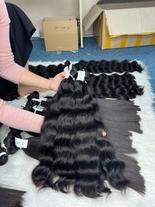 ขายส่งผมเวียดนามเวฟธรรมชาติ 100% หนังกําพร้าผมมนุษย์ชิดการต่อผม - Product Image 4