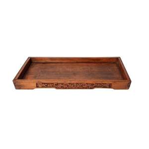 Bandejas DE SERVICIO DE MADERA elegantes y Premium para sus mesas de comedor Bandeja decorativa ecológica Patrones clásicos mejoran su estilo. - Product Image 4