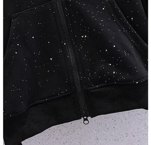 2025 Winter Jogger <b>Hoodie</b> <b>Gym</b> Workout Women Crew Neck Sweatshirt Custom Embroidered Front Logo - Product Image 6