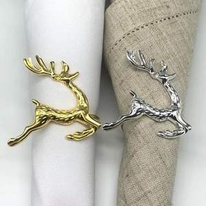 Anneau de serviette en aluminium finition minimale, fabrication OEM, décoration de table simple pour une esthétique de table propre - Product Image 2