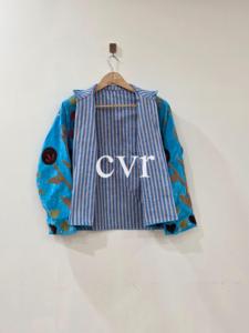 Handmade Velvet Suzani Eco-Friendly Embroidered Women's Luxury <b>Coat</b> Uzbek Suzani Velvet Winter Boho for Party Wea - Product Image 3