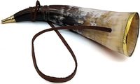 Corne de combat viking polie, gravée à la main, de haute qualité, écologique, en véritable os de bœuf, pour décoration nautique et animale, article très demandé