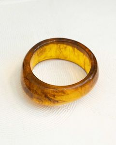 Bracelet jonc en résine époxy écologique, style moderne, peint à la main, couleur personnalisée, pour femme, pour les soirées - Product Image 3