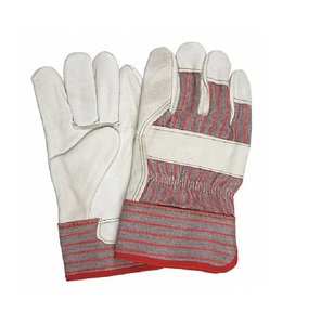 Gants de sécurité de taille XL de qualité supérieure en cuir de vache fendu doublure en nylon ignifuge imperméable anti-coupure en nitrile en acier inoxydable-Gants de travail - Product Image 3