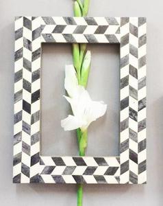 Premium Quality Simple Stylish Handmade Vintage <b>Wood</b> Photo <b>Frames</b> with Horn for Wall Decoration in Home Hotel Tableware Used - Product Image 5