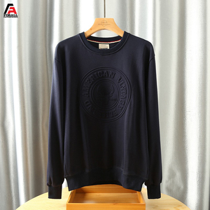 เสื้อสเวตเตอร์คอกลมลายนูนพร้อมฮู้ดย้อมสีล้วนสำหรับฤดูหนาวออกแบบ3D ได้ตามต้องการ - Product Image 4