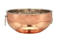 Meilleure vente cuivre plaqué pour Champagne bol élégant hôtel fête de mariage vin refroidissement nouveauté métal vin pour élégant