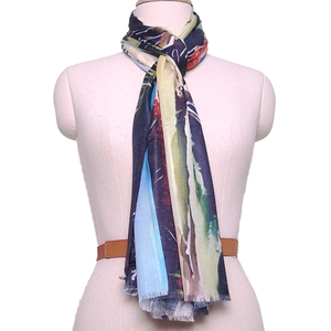 Tùy chỉnh in mùa hè dân tộc khăn mềm phương thức khăn choàng với danh lam thắng cảnh in kỹ thuật số thời trang khăn choàng cổ lấy trộm bọc vải voan - Product Image 5