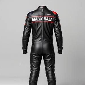 Traje de carreras de motos económico de una pieza | Pedido de grupo de cuero de vaca de grano completo listo para enviar | Oferta a granel de precio bajo certificado CE - Product Image 3