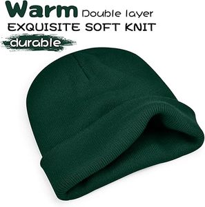 2025 New Design <b>Wool</b>/Cotton Breathable Waterproof Jacquard Hand Knitted Unisex Adult <b>Beanie</b> Hats OEM Service Wholesale Custom - Product Image 4