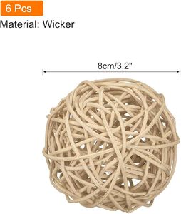 Precioso diseño creativo hogar ratán Ins estilo Metal mosaico esfera bola adornos para jardín artesanías decorativas para Navidad - Product Image 1