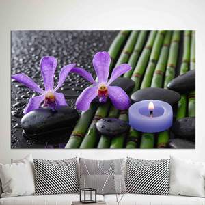 Obra de arte impresa en lienzo: Arte de pared Zen de Bamboo Grove, LIENZO ENROLLADO - Product Image 1