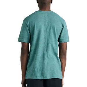 Venta al por mayor de hombro caído camiseta de gran tamaño los hombres personalizados 3D Puff espuma de impresión de contraste de costura de talla grande de los hombres camisetas gráficas - Product Image 5