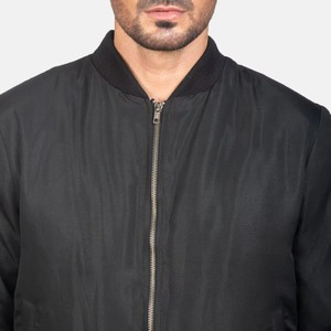 Veste bomber d'hiver pour homme de haute qualité à prix compétitif, 100% polyester, séchage rapide, respirante, impression personnalisée, logo sur le devant - Product Image 4