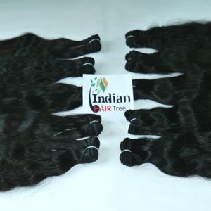 Extensions de cheveux humains naturels vietnamiens ondulés, couleur noire, vierges brutes, cuticules alignées, prix d'usine en gros, à vendre - Product Image 3
