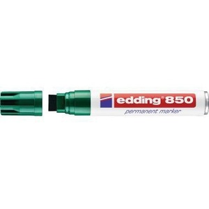 Rotulador Permanente Verde Edding 850, Punta Ancha de 5-15 mm para Alta Visibilidad - Product Image 1