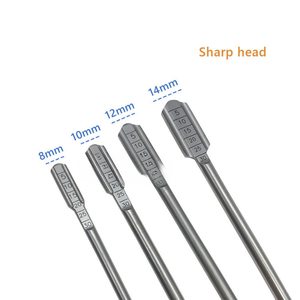 Surgiright instrumento ortopédico médico columna lumbar vértebra disco intervertebral escariador cabeza afilada lámina hueso Lima hoja - Product Image 2