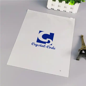 ถุงซิปล็อคพลาสติกฝ้าแบบกำหนดขนาดเองเป็นมิตรกับสิ่งแวดล้อมถุงปิดผนึกความร้อนเสื้อผ้าถุงเท้าร้านจัดส่งโลโก้ของคุณ - Product Image 5