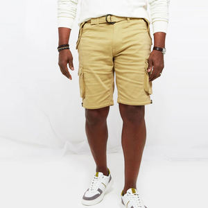 Adult <b>Men's</b> Cargo <b>Shorts</b> Are Knee Length Casual Bottoms Featuring Multiple <b>Utility</b> Pockets For Functionality And Comfortable - Product Image 5