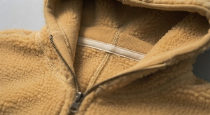Sweat-shirt à capuche zippé doublé en sherpa pour homme, polaire, coupe oversize, vintage, uni, chaud, veste d'hiver, logo personnalisé - Product Image 5