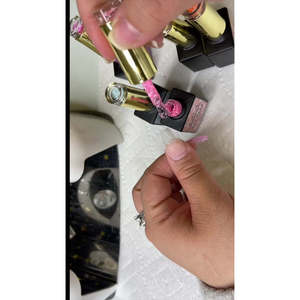 Striscia di gel per unghie A.G.A Speckle in bianco - Product Image 4