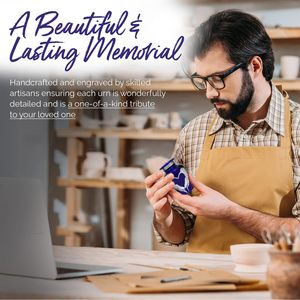 Petites Urnes Anges Violettes-Petites Urnes Souvenirs pour Cendres Humaines Lot de 4-Urnes Violettes Ailes d'Ange avec Boîte et Sacs Premium - Product Image 4