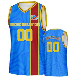 Uniforme de Baloncesto Personalizado de Malla de Poliéster de Secado Rápido para Equipos de Baloncesto - Product Image 5