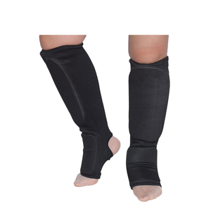 สนับแข้งสำหรับฝึกซ้อมมวยไทยสนับแข้งพิมพ์ลายทำจาก PU มีโลโก้ออกแบบได้ตามต้องการ - Product Image 4