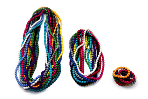 High Quality Hot Product Wholesale Good Price Plain Pattern Woman Fashion Link Chain Type Wooden <b>Beaded</b> <b>Bracelet</b> From Vietnam - Product Image 2