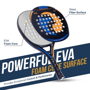 Raqueta de Pádel de Carbono al por Mayor, Raqueta de Fibra de Carbono Personalizada de Alta Calidad 2023 - Product Image 6