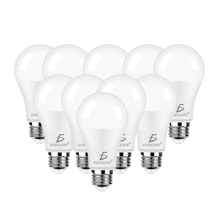 Pack de 10 ampoules LED 9W 6500K lumière froide, alimentation CA, corps en plastique, divers types de culots pour usage décoratif domestique, certifiées ETL CCC - Product Image 4