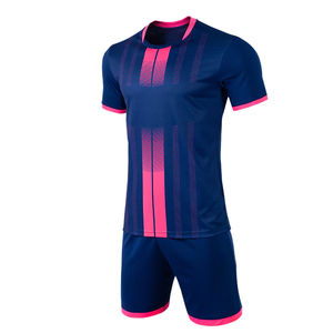 Uniforme de fútbol transpirable de servicio OEM para hombres y sublimación de secado rápido Logotipo de impresión personalizado Ropa de entrenamiento Uniforme de fútbol - Product Image 1