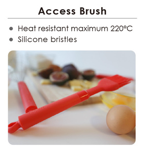 Cepillo Acceso Silicona Acero Inoxidable Rojo PN14054 - Product Image 4