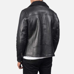 Chaqueta de Cuero Clásica para Hombre 2025, Prenda Exterior de Cuero Genuino Personalizada, Estilo Motero, Moda Urbana, Chaqueta al por Mayor para Hombre - Product Image 5