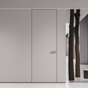 Nouveau produit Porte secrète invisible à montage encastré hautement dissimulée Cadre intérieur sans cadre Porte cachée pour pièce - Product Image 4
