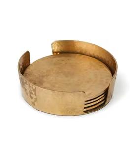 Lot de 4 sous-verres en bois de forme carrée parfaits pour la décoration de table - Product Image 2