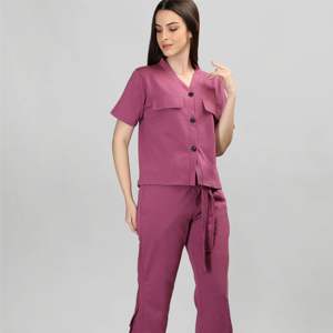 Ensemble coordonné élégant pour femmes-Ensemble deux pièces assorti pour un look décontracté et chic sans effort - Product Image 2