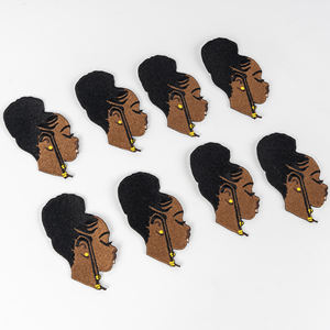 แผ่นปะผ้าทอสีดำลายหัวใจแบบสั่งทำพิเศษ เป็นมิตรกับสิ่งแวดล้อม ติดด้วยความร้อนหรือเย็บติดได้ สำหรับเสื้อแจ็คเก็ตและหมวก - Product Image 6