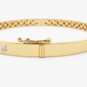 สร้อยข้อมือเพชรทองเหนือกาลเวลาหรูหราหรูหรา - Product Image 5