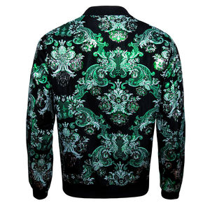 Veste bomber pour homme sur mesure en gros, design unique avec laine et duvet, qualité supérieure, polyester solide, résistant aux taches, veste d'extérieur - Product Image 5