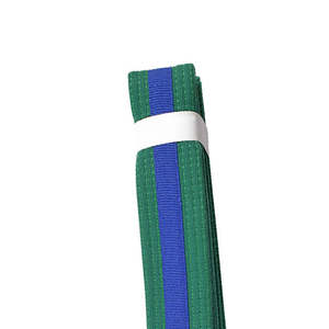 Los mejores cinturones de uniformes de artes marciales a la venta, recién llegados, cinturones de Karate de colores personalizados, logotipo profesional personalizado, poliéster/algodón - Product Image 6