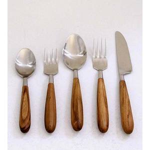 Reusable Stainless Steel Wedding Banquet <b>Gold</b> Plated Cutlery With Designer Cutipol Long Handle Spoon and Fork Set - Product Image 6