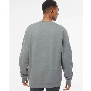 Logotipo personalizado bordado de cuello redondo sudaderas de manga larga al por mayor liso pulóver sudadera para hombres - Product Image 6